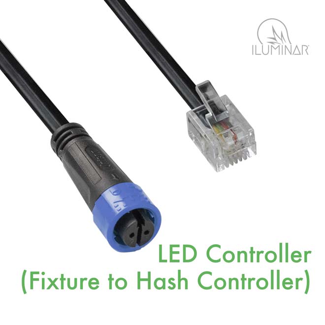 [IL-1DimRJ14] LED Dimming Cable Fixture to HASH  - iLX