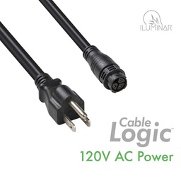 [IL-T120] 120V LED Power Cable - Cable Logic 