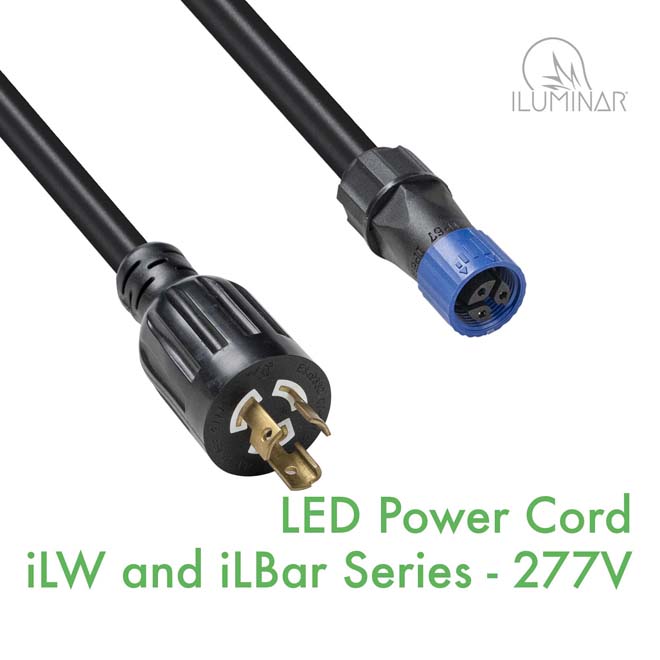 LED Power Cord iLW / iLBar - 277V