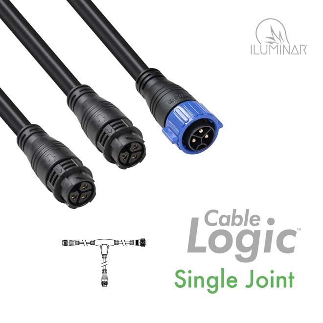 Single Joint / Junction Power Connector - Cable Logic 