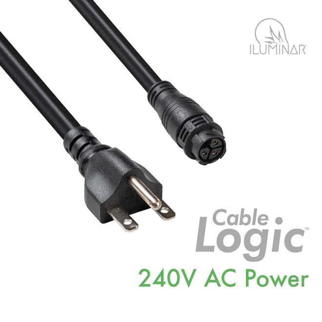 240V LED Power Cable - Cable Logic 