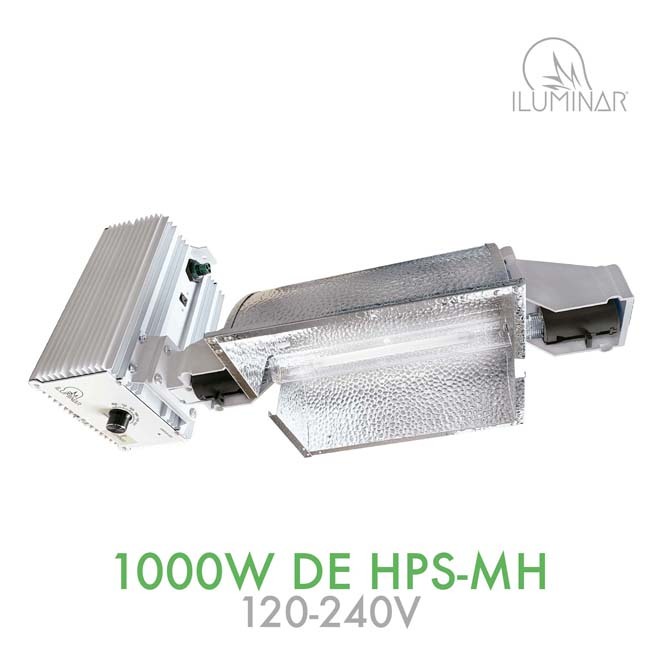 HPS 1000W DE Grow Light 120/240V - with HPS Lamp