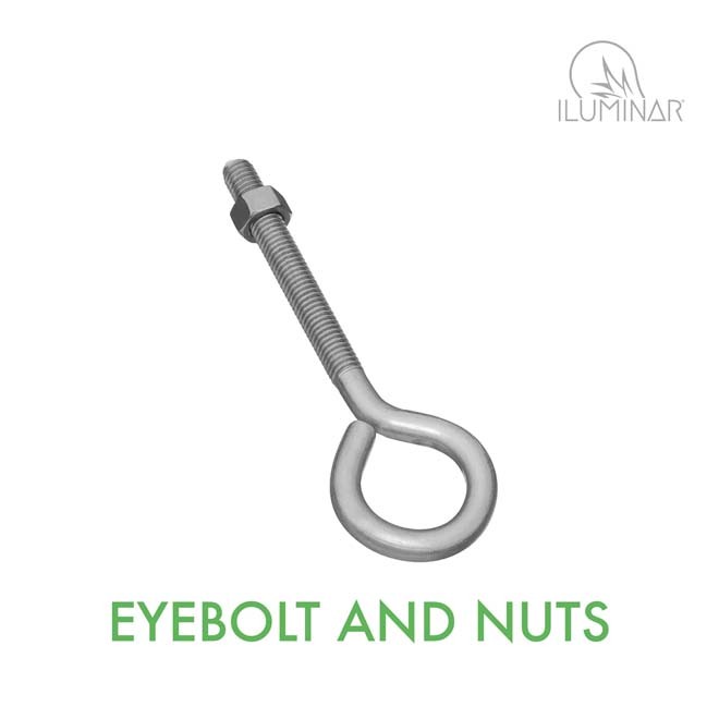 Eyebolt and nuts