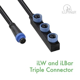 [IL-LEDCON-TRIP] Triple Connector - iLW / iLBar 