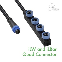 [IL-LEDCON-QUAD] Quad Connector - iLW / iLBar 